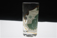 Classic Augusta National Golf Club Course Layout Drinking Glass