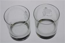 Pair of Augusta National Golf Club Whiskey Glasses