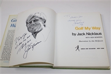 Jack Nicklaus & Jack Grout Signed 1974 'Golf My Way' Book JSA ALOA