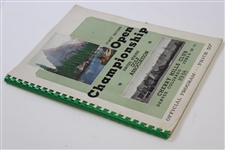1938 US Open Championship at Cherry Hills Club Program - Ralph Guldahl Winner