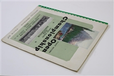 1938 US Open Championship at Cherry Hills Club Program - Ralph Guldahl Winner