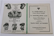 1938 US Open Championship at Cherry Hills Club Program - Ralph Guldahl Winner