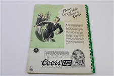 1938 US Open Championship at Cherry Hills Club Program - Ralph Guldahl Winner