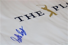 Scottie Scheffler Signed The Players Embroidered Flag JSA #AJ29419