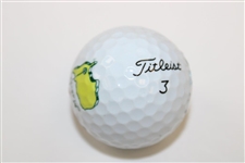 Will Zalatoris Signed Masters Logo Golf Ball JSA #AC40165
