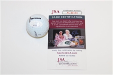 Will Zalatoris Signed Masters Logo Golf Ball JSA #AC40165