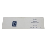 Def. Champ Tiger Woods' Runner-Up 1998 Mercedes Championships Official Final Rd Scorecard JSA ALOA