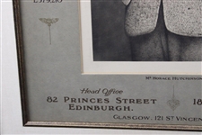 1909 Horace Hutchinson Life Association of Scotland Calendar Framed Piece