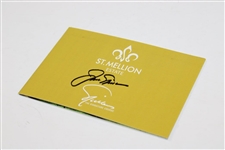 Jack Nicklaus Signed St. Mellion Estate Nicklaus Signature Course Scorecard with Letter - JSA ALOA