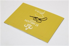 Jack Nicklaus Signed St. Mellion Estate Nicklaus Signature Course Scorecard with Letter - JSA ALOA