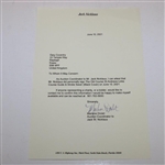 Jack Nicklaus Signed The Old Course St. Andrews Links Course Guide with Letter - JSA ALOA