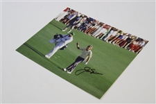 Jack Nicklaus Signed 1986 Masters 'Walk Up the 18th' Photo with Letter - JSA ALOA