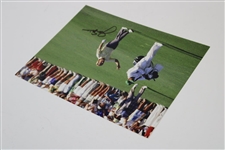 Jack Nicklaus Signed 1986 Masters 'Walk Up the 18th' Photo with Letter - JSA ALOA