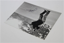 Jack Nicklaus Signed 1973 Masters Fairway Shot B&W Photo with Letter - JSA ALOA