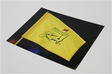 Jack Nicklaus Signed Masters Course Flag Photo with Letter - JSA ALOA