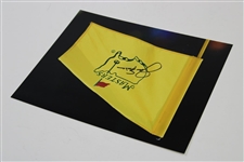 Jack Nicklaus Signed Masters Course Flag Photo with Letter - JSA ALOA