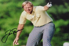 Jack Nicklaus Signed Masters 'Birdie on the 17th' Photo with Letter - JSA ALOA