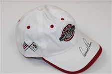 Arnold Palmer Signed Latrobe Country Club White with Red Hat JSA #AG00708