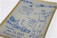 Augusta National GC Bobby Jones Course Opening '1933' Commemorative Dish