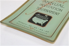 Augusta National Invitation Tournament '1934' Program Commemorative Dish