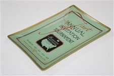 Augusta National Invitation Tournament '1934' Program Commemorative Dish