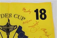 2008 Ryder Cup at Vallalla Flag Signed by United States Team JSA ALOA