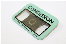 1959 Masters Tournament Concession Badge