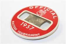 1957 Augusta National Golf Club Masters Tournament Official Badge