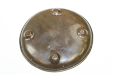 Copper Ash Tray, With An Early 1900’S Raised Golfer Image