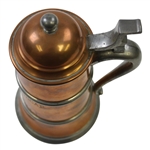 Maidstone Club, Easthampton L.I Golf Saturday Handicap Bronze & Pewter Large Tankard trophy