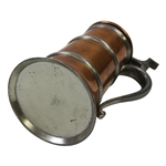 Maidstone Club, Easthampton L.I Golf Saturday Handicap Bronze & Pewter Large Tankard trophy