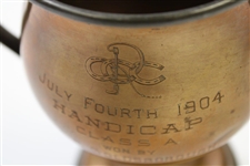1904 July Fourth Handicap Class A Trophy Won by C.C. Goldsborough