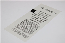Tiger Woods' Pro Debut 1996 GMO Corporate Series Pre-Production Proof Ticket #10022
