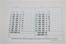 Scottie Scheffler Signed Augusta National GC Scorecard JSA #AJ28237