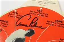 Arnold Palmer Signed 'Team Up With Arnold Palmer' Club Selection Shots Wheel JSA ALOA