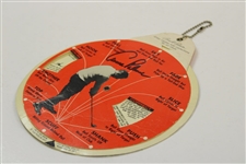 Arnold Palmer Signed 'Team Up With Arnold Palmer' Club Selection Shots Wheel JSA ALOA