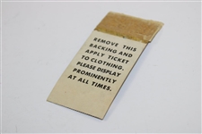 1962 Daily American Golf Classic at Firestone CC w/Palmer Cover Ticket Stub #3259