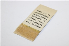 1962 Daily American Golf Classic at Firestone CC w/Palmer Cover Ticket Stub #3259