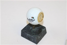 Arnold Palmer Signature APC90 Golf Ball Quartz Desk Clock on Marble