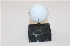 Arnold Palmer Signature APC90 Golf Ball Quartz Desk Clock on Marble