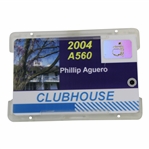 2004 Masters Club House Badge #A560 - Phillip Aguero