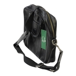 Masters Tournament Logo Premium Black Leather Briefcase/Laptop Bag - New with Tags