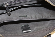 Masters Tournament Logo Premium Black Leather Briefcase/Laptop Bag - New with Tags
