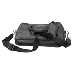 Masters Tournament Logo Premium Black Leather Briefcase/Laptop Bag - New with Tags