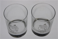 Augusta National Golf Club Members 2000 New Year Rocks Glasses