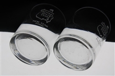 Augusta National Golf Club Members 2000 New Year Rocks Glasses