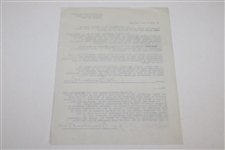 Grantland Rice Twice Signed Signed Contract w/Reference to Bobby Jones Golf Magazine JSA ALOA