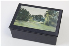 1957 Augusta National 10th Hole Display Box w/Mint 6 Spalding Dbl Dot Golf Balls