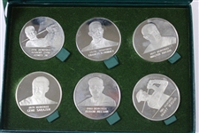 First Six (6) Memorial Tournament Honorees Medals Coins w/Bobby Jones & others