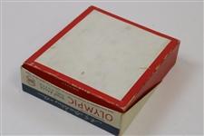 1943 Dozen (12) Wrapped Spalding Olympic Golf Balls in Fold Up/Out Display Box